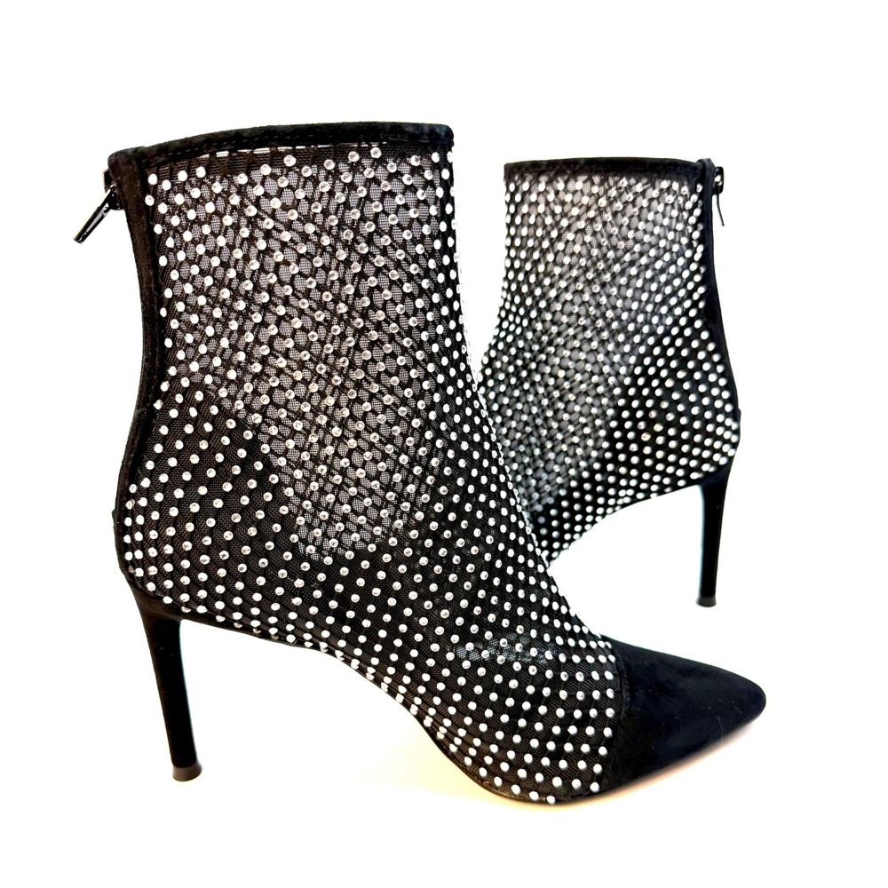 AQUA Women's Lyssa Booties Boots Black‎ Size 8 NWT/BOX